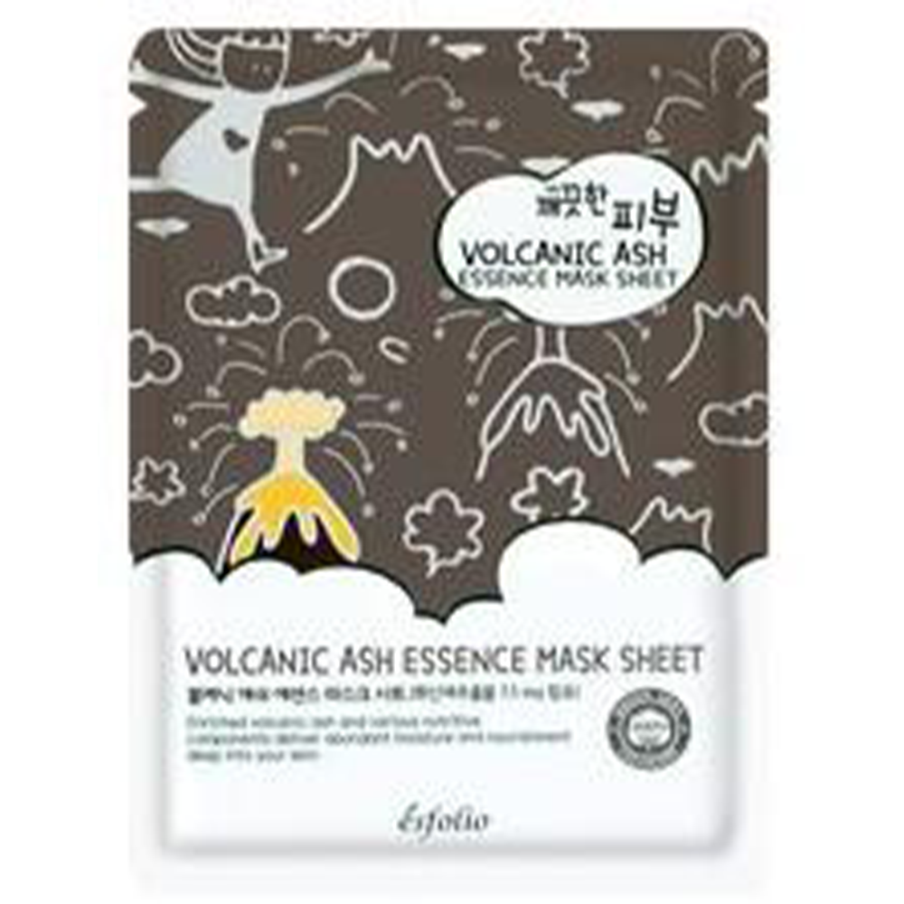 Maschera viso in tessuto Pure Skin Volcanic Ash
