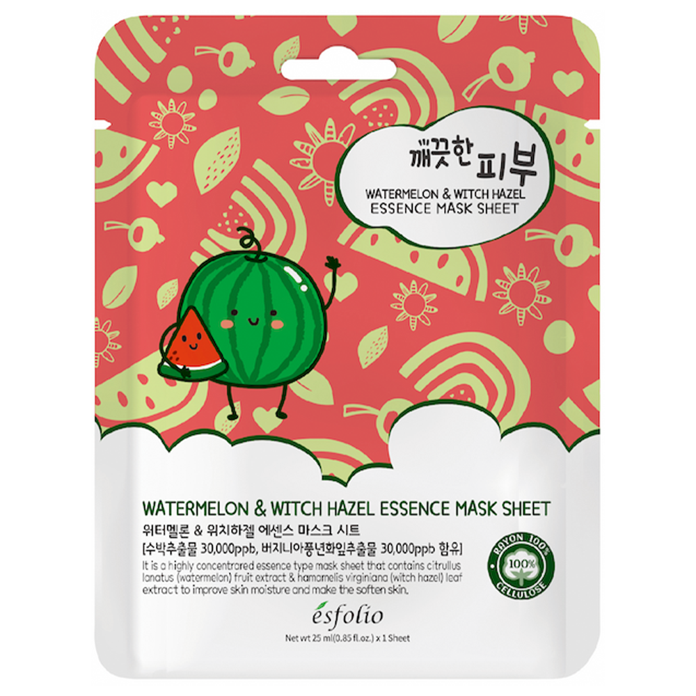 Maschera viso in tessuto Pure Skin Watermelon