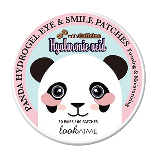 Patch occhi in Hydrogel Panda Acido Ialuronico & Caffeina (30 paia)