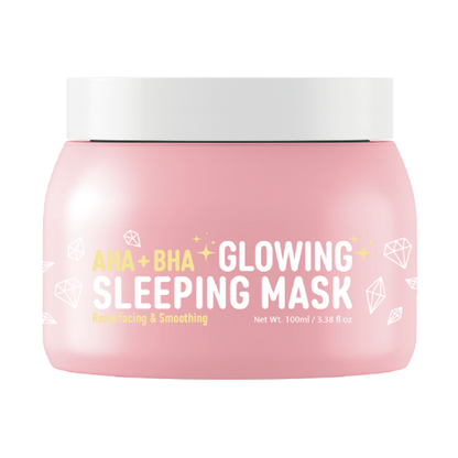 Maschera viso AHA+BHA Glowing Sleeping