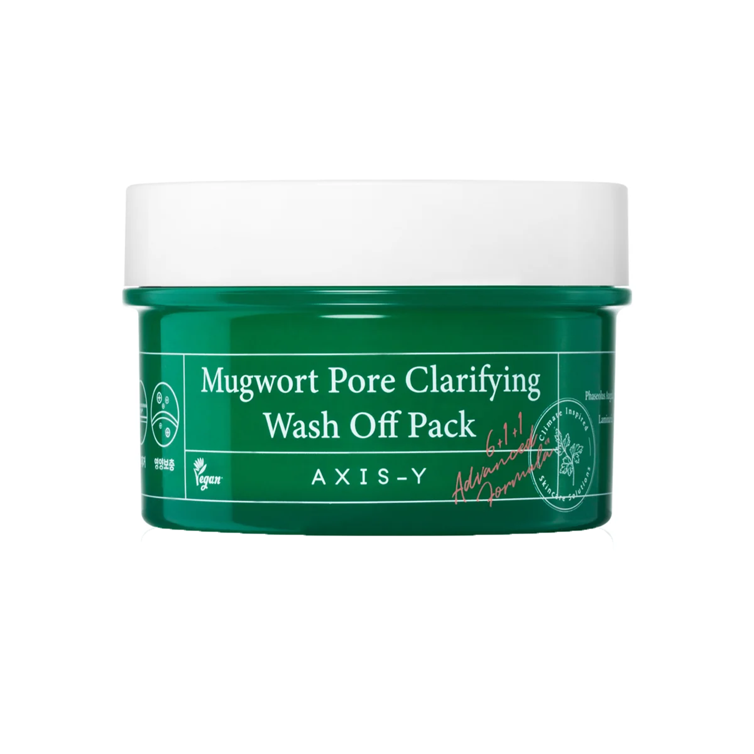 Maschera viso Peeling Mugwort Pore Clarifying Wash Off Pack 🅥