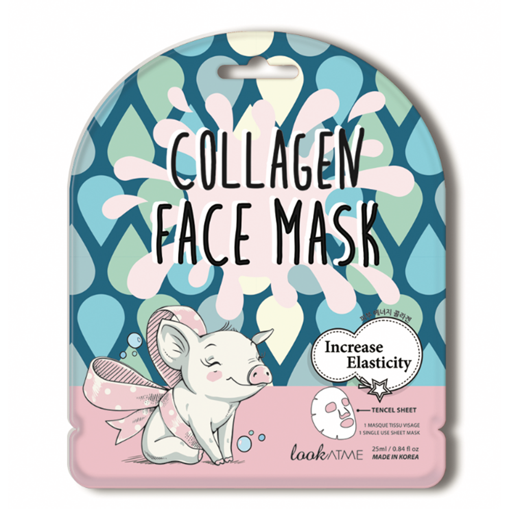 Maschera viso in tessuto Collagene