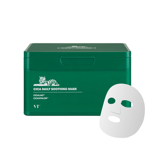 Box maschere viso in tessuto VT Cica Daily Soothing Mask (30 maschere)