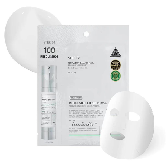 Maschera viso in tessuto VT Reedle Shot 100 2-Step Mask