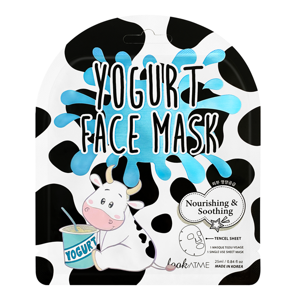 Maschera viso in tessuto Yogurt