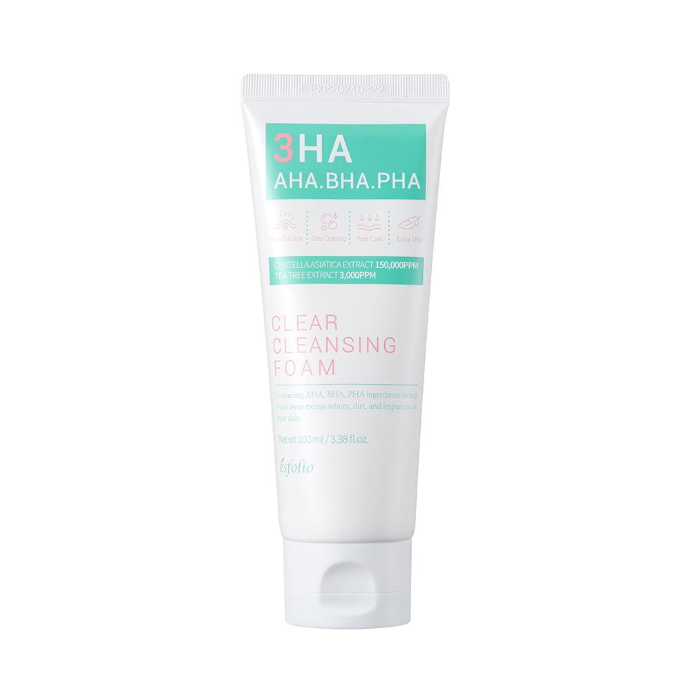 Schiuma detergente 3HA Clear Acido Ialuronico