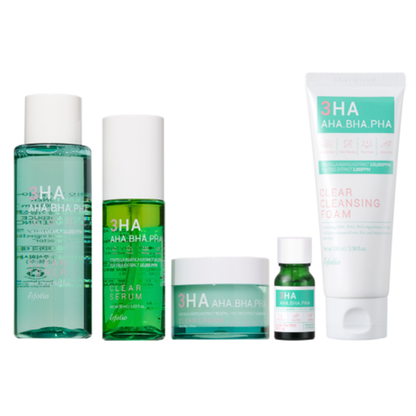3HA Set Peeling Acidi AHA, BHA e PHA (5 pezzi)