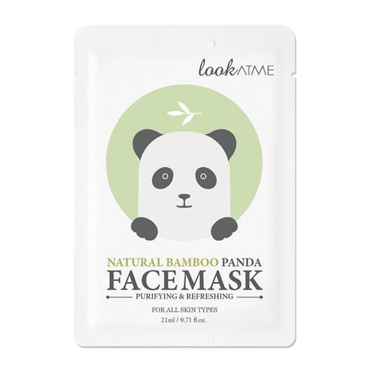 Maschera viso in tessuto Bamboo Panda
