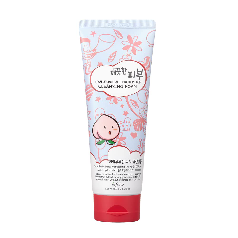 Schiuma detergente Acido Ialuronico & Peach