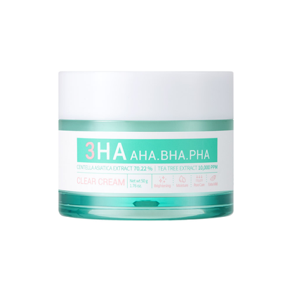 Crema viso 3HA Clear Acido Ialuronico