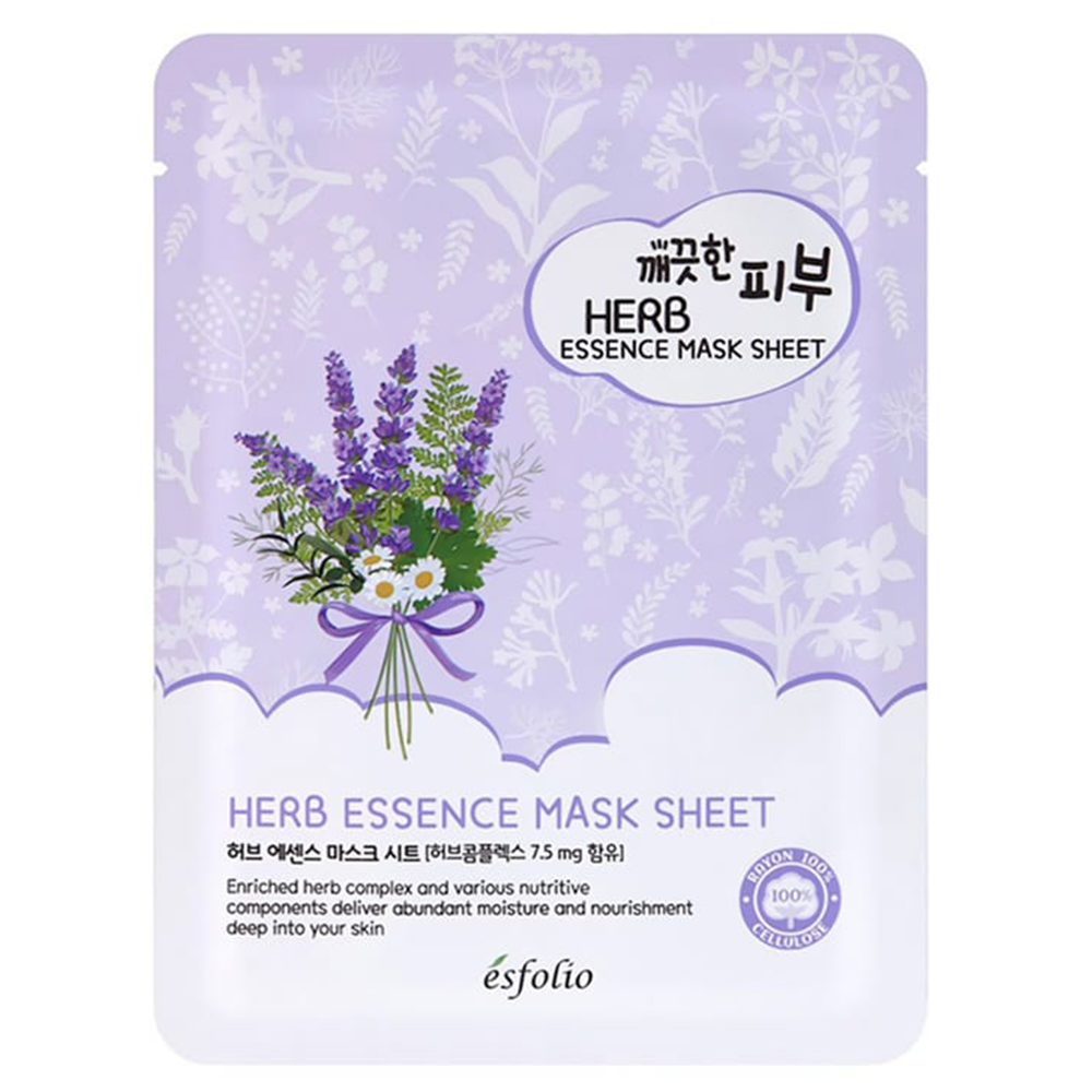 Maschera viso in tessuto Pure Skin Herb
