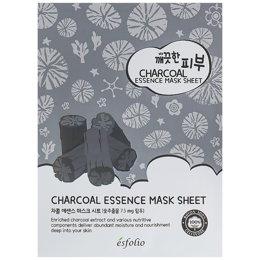 Maschera viso in tessuto Pure Skin Charcoal