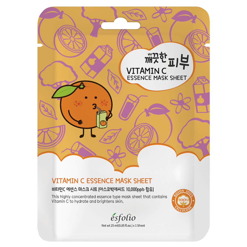 Maschera viso in tessuto Pure Skin Vitamina C