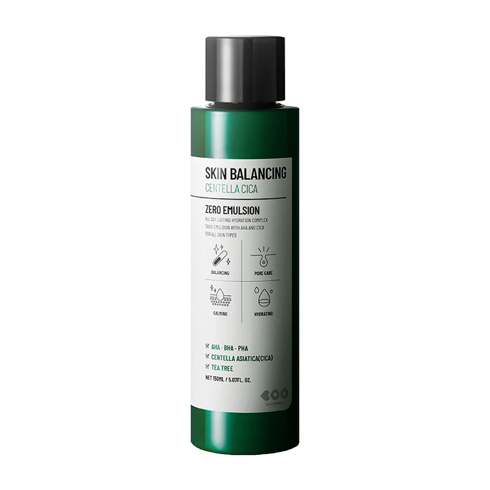 Emulsione Cica Centella Skin Balancing AHA-BHA-PHA di Dearboo