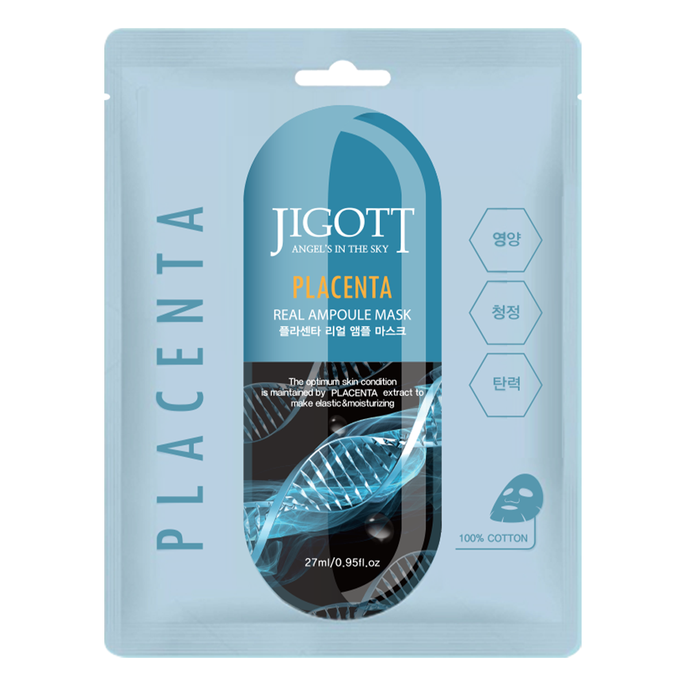 Maschera viso in tessuto Real Ampoule Placenta di Jigott
