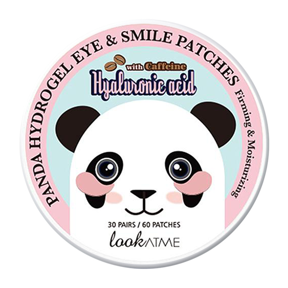 Patch occhi in Hydrogel Panda Acido Ialuronico & Caffeina (30 paia) di LookAtMe