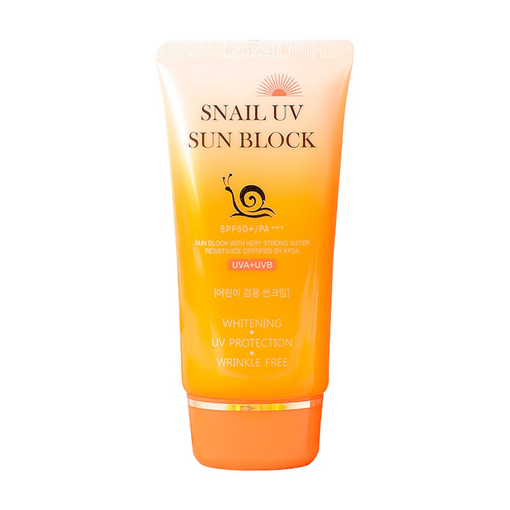 Protezione solare Snail UV SPF50+ PA+++ di Jigott