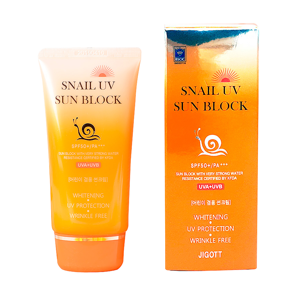 Protezione solare Snail UV SPF50+ PA+++ di Jigott, foto 2